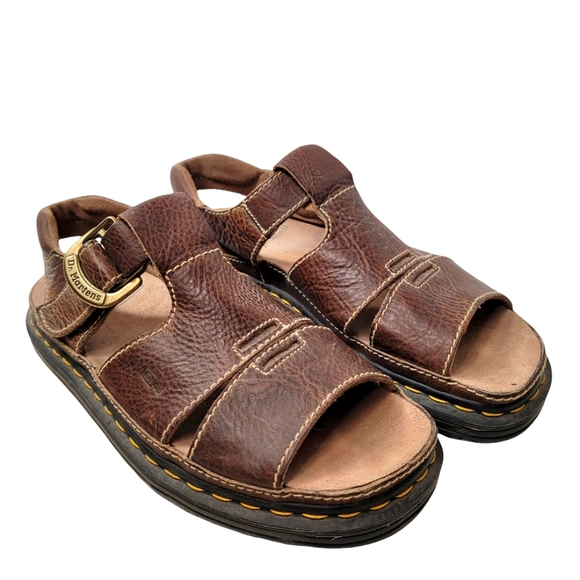 Dr. Martens Other - Dr Martens Men's Brown Leather Fisherman Sandals Size 13